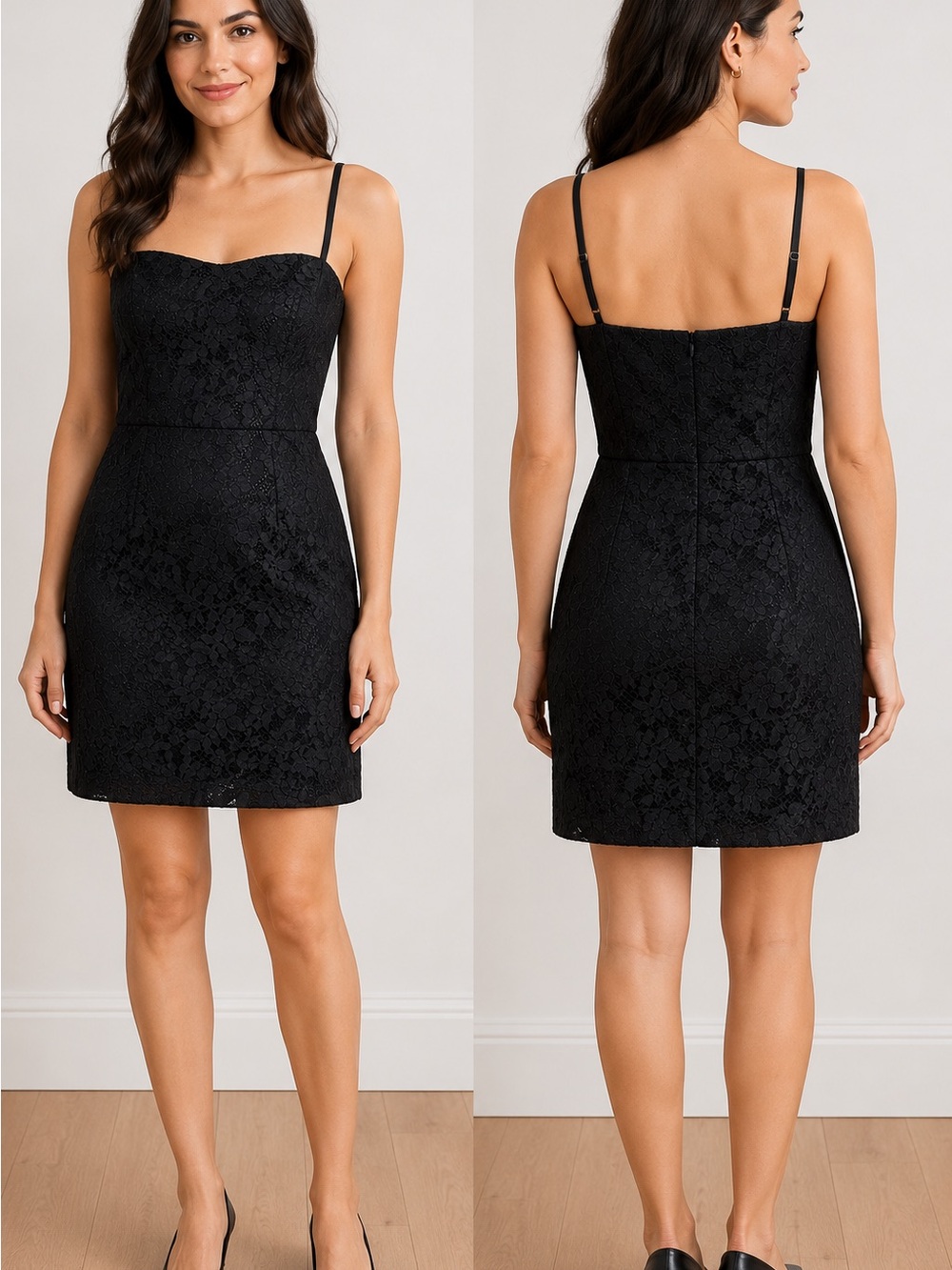 French Connection Black Lace
Bodycon Dress Size 8